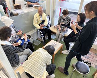 たまちの運動場での活動の様子